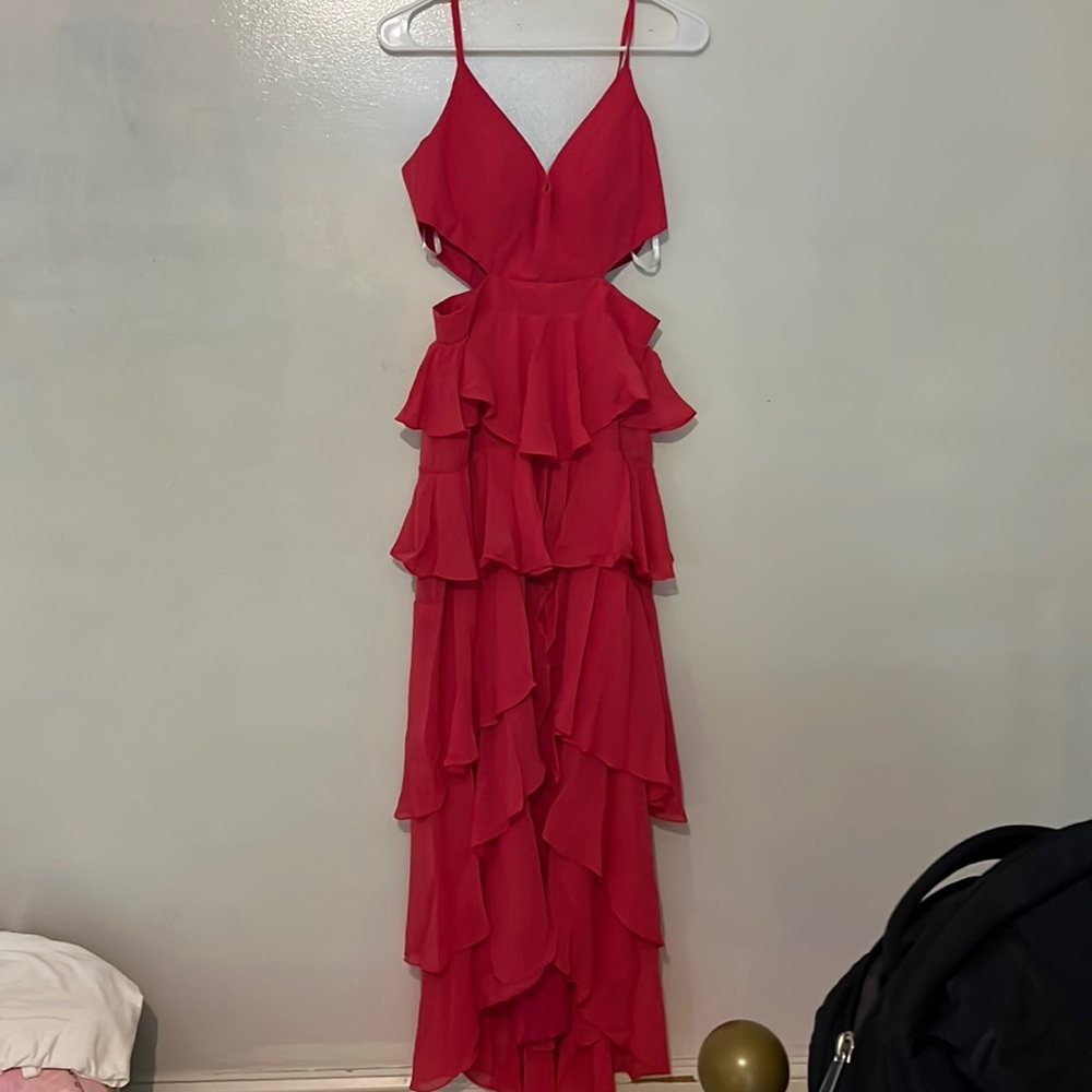 Pink maxi dress